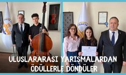 Uluslararası Yarışmalardan Ödüllerle Döndüler