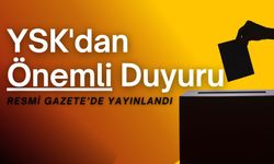 YSK'dan Önemli Duyuru