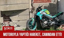 Motoruyla Yaptığı Hareket, Canından Etti!