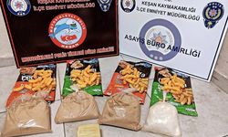 EDİRNE; Cips Paketinden 4 Kilogram Uyuşturucu Çıktı!