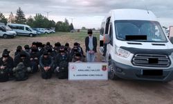25 Göçmen ve Organizatörü Yakalandı