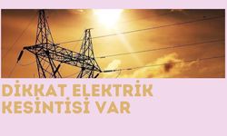 Dikkat Kırklareli'nde Elektrik Kesintisi Var