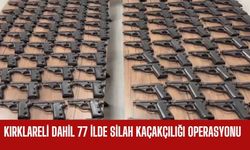 Kırklareli Dahil 77 İlde Silah Kaçakçılığı Operasyonu