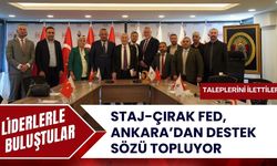 Staj-Çırak FED, Ankara’dan Destek Sözü Topluyor