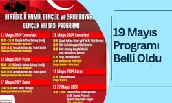 19 Mayıs Programı Belli Oldu