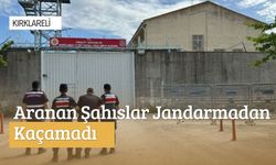 Aranan Şahıslar Jandarmadan Kaçamadı