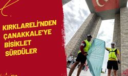 Kırklareli’nden Çanakkale’ye Bisiklet Sürdüler