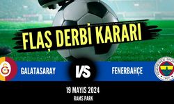 Flaş Derbi Kararı; 2 Bin 400 Kişi…