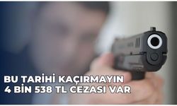 Bu Tarihi Kaçırmayın 4 Bin 538 TL Cezası Var