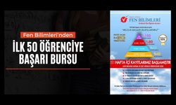 Fen Bilimlerinden İlk 50 Öğrenciye Başarı Bursu