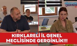 Kırklareli İl Genel Meclisi’nde Gerginlik