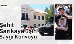 Şehit Sarıkaya İçin Saygı Konvoyu