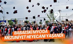 Babaeski MYO'da Mezuniyet Heyecanı Yaşandı