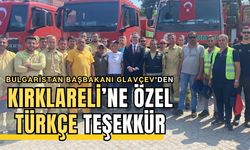 Bulgaristan Başbakanı Glavçev’den Kırklareli’ne Özel Türkçe Teşekkür