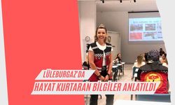 Lüleburgaz'da Hayat Kurtaran Bilgiler Anlatıldı