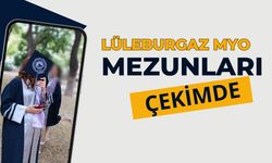 Lüleburgaz MYO Mezunları Çekimde