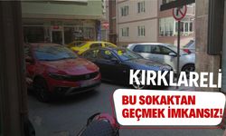 KIRKLARELİ; Bu Sokaktan Geçmek İMKANSIZ!