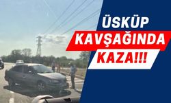 Üsküp Kavşağında Kaza!