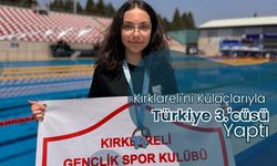 Kırklareli'ni Kulaçlarıyla Türkiye 3.'cüsü Yaptı