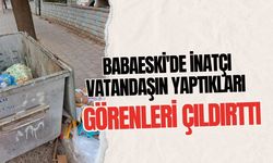 Babaeski'de İnatçı Vatandaşın Yaptıkları Görenleri Çıldırttı