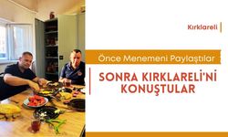 Önce Menemeni Paylaştılar Sonra Kırklareli'ni Konuştular