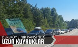 Dereköy Sınır Kapısı'nda Uzun Kuyruklar