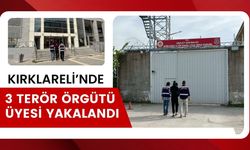 Kırklareli’nde 3 Terör Örgütü Üyesi Yakalandı