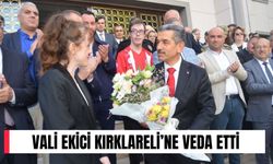 Vali Ekici Kırklareli’ne Veda Etti