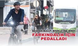 Başkan Bulut, Bisikletine Bindi Farkındalık İçin Pedalladı