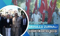 Kırklareli'nde Davullu Zurnalı İlköğretim Haftası Açılışı