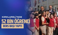 Kırklareli’nde 52 Bin Öğrenci Ders Başı Yaptı