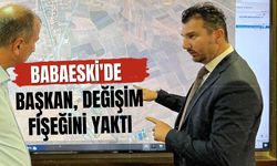 Babaeski'de Başkan Değişim Fişeğini Yaktı