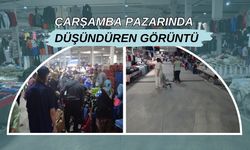 Çarşamba Pazarında Düşündüren Görüntü