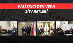 Vali Ekici'den Veda Ziyaretleri