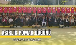 Asırlık Pomak Düğünü Coşkuyla Başladı