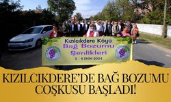 Kızılcıkdere’de Bağ Bozumu Coşkusu Başladı!