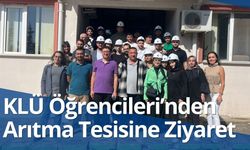 KLÜ Öğrencilerinden Arıtma Tesisine Ziyaret