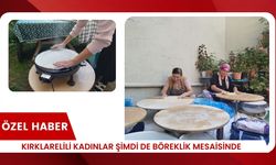 Kırklarelili Kadınlar Şimdi De Böreklik Mesaisinde