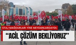 Staj Mağdurları Yine Meydanlardaydı; “Acil Çözüm Bekliyoruz”