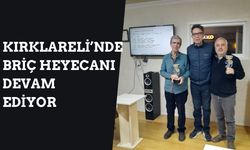 Kırklareli’nde Briç Heyecanı Devam Ediyor