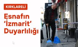 KIRKLARELİ; Esnafın ‘İzmarit’ Duyarlılığı