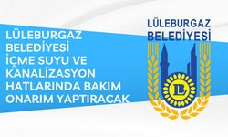 LÜLEBURGAZ BELEDİYESİ BAKIM ONARIM YAPTIRACAK