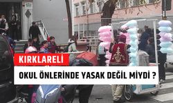 KIRKLARELİ; Okul Önünde Seyyar Satışı Yasak Değil Miydi?