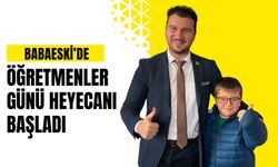 Babaeski’de Öğretmenler Günü Heyecanı Başladı