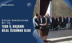 Kırklareli: Emlak Sektöründe Bir İlk, TEDB İl Başkanı Bilal Özdamar Oldu