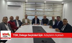 TGK, Delege Seçimleri İçin Adaylarını Açıkladı