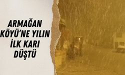 Armağan Köyü’ne Yılın İlk Karı Düştü