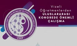 Vizeli Öğretmenlerden Uluslararası Kongrede Önemli Çalışma