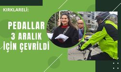 Kırklareli: Pedallar 3 Aralık İçin Çevrildi