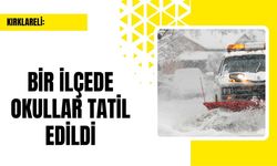 Kırklareli: Bir İlçede Okullar Tatil Edildi